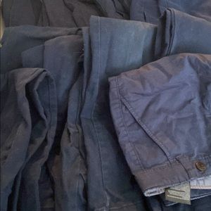 Lot of 9 Boys Navy Uniform Pants size 7 Slim. Mostly 7’s a couple 8’s.